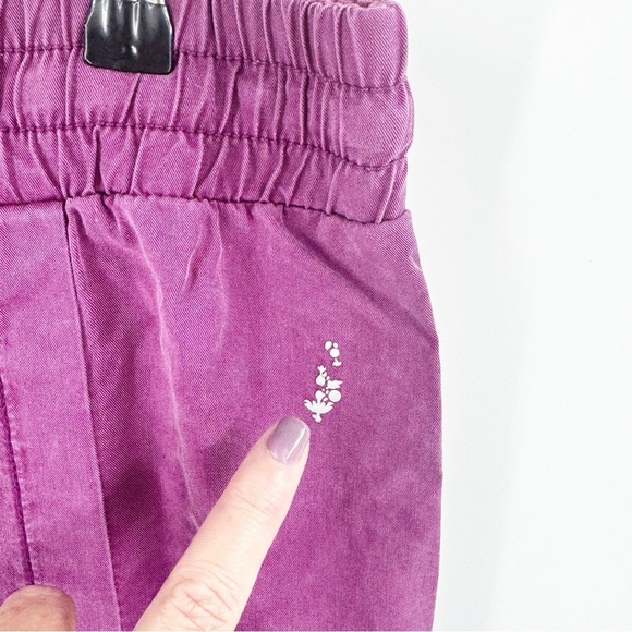 ✅ FREE PEOPLE  X Fp Movement Abs Tracker Solid Pant In Purple SIZE SMALL - Picture 7 of 11